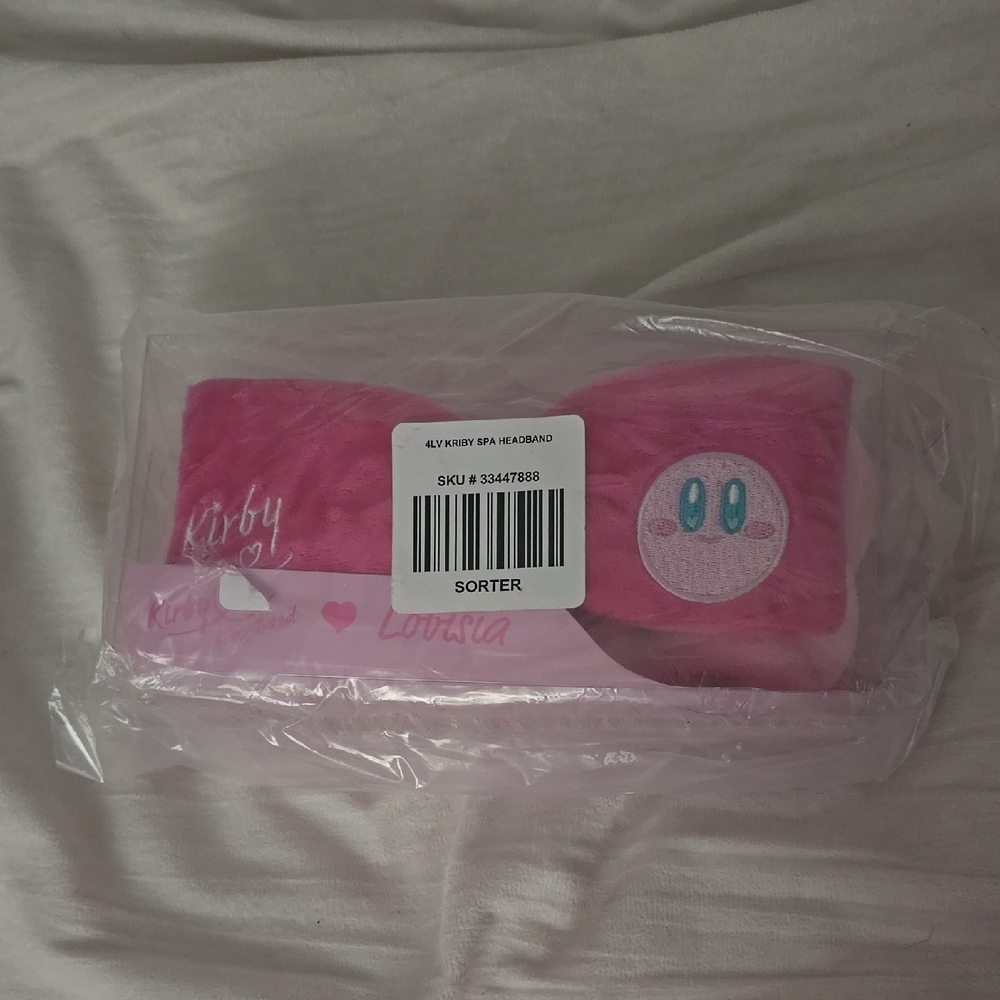 Pink Kirby Headband